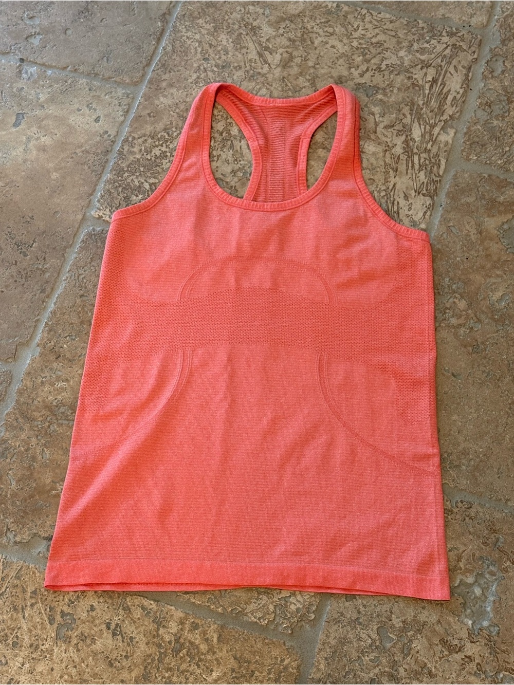 Lululemon Women Orange Swiftly Tech Tank Top Size 8